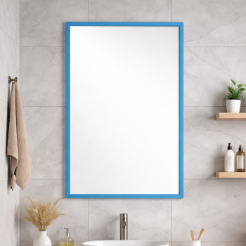 Зеркало в голубой раме М018