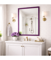 Зеркало в фиолетовой раме М14