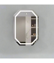 Восьмиугольное зеркало с LED подсветкой Джустер 2