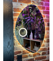 Зеркало Капля с подсветкой Модель 2