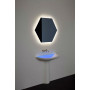 Геометрическое восьмиугольное зеркало с LED подсветкой Октагон