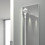 Зеркало с подсветкой в полный рост в алюминиевой раме Дрезден
