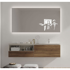 Зеркало с LED подсветкой Криминальное чтиво