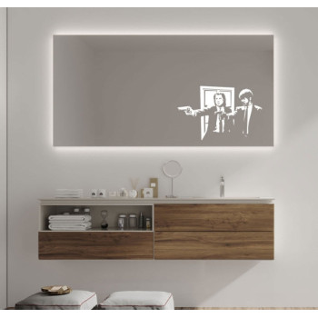 Зеркало с LED подсветкой Криминальное чтиво