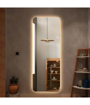 Зеркало большое напольное и настенное в полный рост с LED подсветкой Эприл
