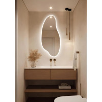 Нестандартное декоративное зеркало с задней подсветкой Богемия