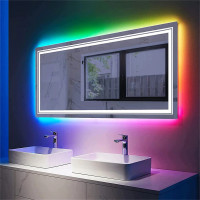 Зеркало с RGB подсветкой Декор 06