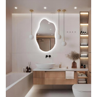 Фигурное зеркало с задней подсветкой E066