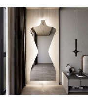 Зеркало с подсветкой в полный рост в виде женской фигуры E102