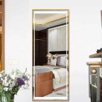 Настенное и напольное зеркало в раме с подсветкой в полный рост Эмили 002