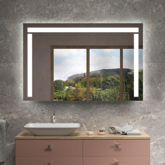 Зеркало со светодиодной LED-подсветкой Гэлэкси