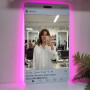 Инстаграмное большое зеркало в полный рост с фоновой контурной подсветкой IG006