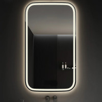 Зеркало с закруглёнными углами с LED подсветкой MM001