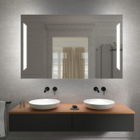 Настенное зеркало с боковой LED-подсветкой Нота 003