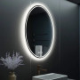 Овальное зеркало с LED подсветкой Омега 01
