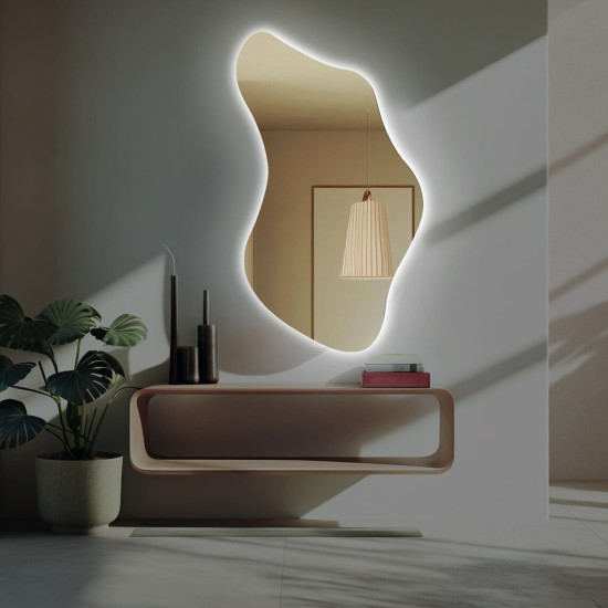 Зеркало декоративное с задней контурной подсветкой Палермо 008