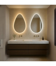 Зеркало-капля с задней фоновой подсветкой TH003