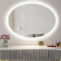Овальное настенное зеркало со светодиодной LED-подсветкой Токио
