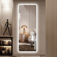 Зеркало в полный рост с закруглёнными углами с фронтальной и задней контурной LED подсветкой Венето 002