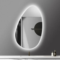 Зеркало-капля с задней фоновой светодиодной LED-подсветкой Верано-2