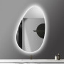 Зеркало-капля с задней фоновой светодиодной LED-подсветкой Верано-2