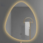 Зеркало-капля со светодиодной LED-подсветкой Верано-3