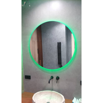 Круглое зеркало с задней RGB эмбилайт подсветкой D12