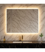 Зеркало прямоугольное с задней интерьерной эмбилайт подсветкой Далтон