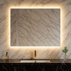 Зеркало прямоугольное с задней интерьерной эмбилайт подсветкой Далтон