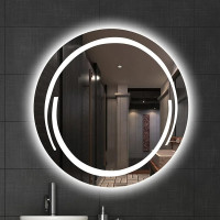 Круглое зеркало с подсветкой Декор 31