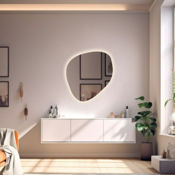 Зеркало-камень с контурной LED подсветкой Стэнли