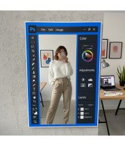 Зеркало c принтом Photoshop( Фотошоп) для селфи и фотозоны