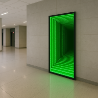 Зеркало-тоннель в полный рост с 3D-эффектом бесконечности с RGB-подсветкой TL005