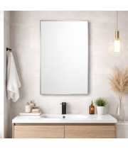 Зеркало в алюминиевой раме Серебро Алюминиум 003