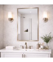 Зеркало в алюминиевой раме Шампань RF005