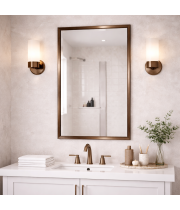 Зеркало в алюминиевой раме Бронза RF006