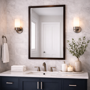 Зеркало в алюминиевой раме Венге RF007