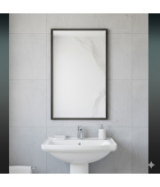 Зеркало в алюминиевой раме Графит RF008