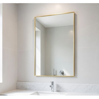 Зеркало в алюминиевой раме Золото RF009