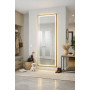 Зеркало с подсветкой в золотой алюминиевой раме RF011
