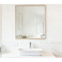 Зеркало в алюминиевой раме Дуб светлый RF012