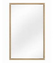 Зеркало в алюминиевой раме Дуб светлый RF012