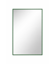 Зеркало в зеленой(изумрудной) алюминиевой раме Сильвиан 003