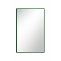 Зеркало в зеленой(изумрудной) алюминиевой раме Сильвиан 003