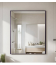 Зеркало в фиолетовой алюминиевой раме Сильвиан 004