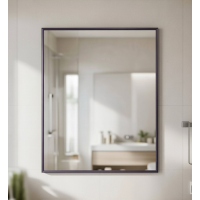 Зеркало в фиолетовой алюминиевой раме Сильвиан 004