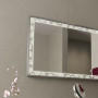 Зеркало с подсветкой в алюминиевой раме Розы