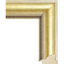 Зеркало с фацетом в деревянной золотой классической раме Элиз