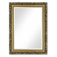Зеркало с фацетом в золотой деревянной декоративной раме Людовико