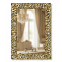 Зеркало в золотой деревянной декоративной раме Адели